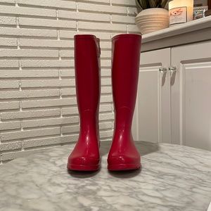 Banana republic red rain boots